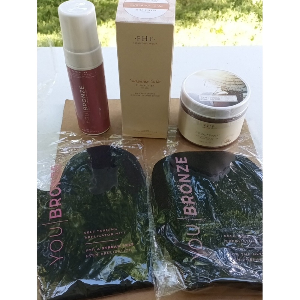 Farmhouse Fresh, You Bronze Self Tanner Sunless Tanner NWT Summer Beauty Bundle